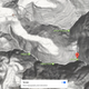 The peak of Lhotse relative to Mt. Everest; Screencap via Google Maps.